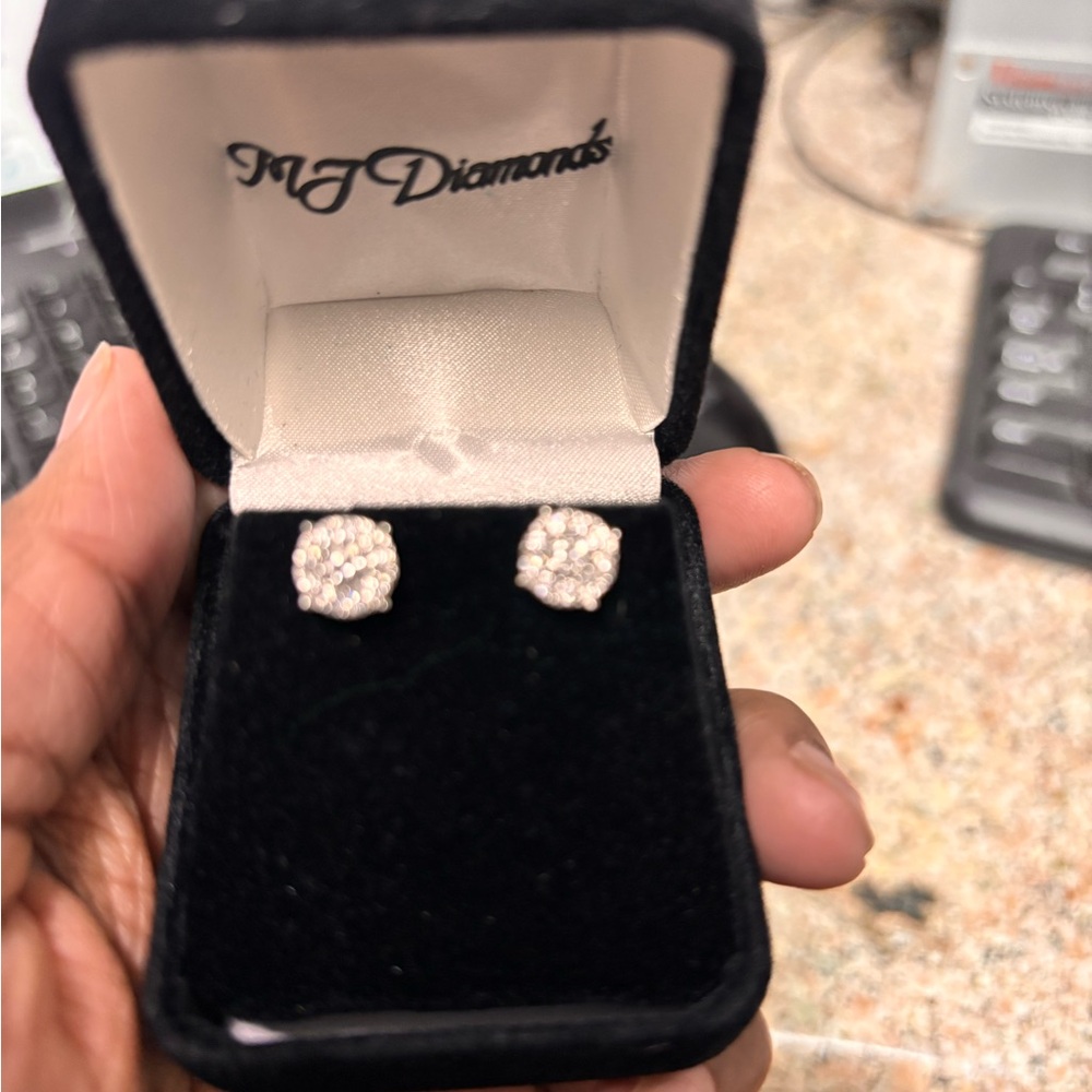 Diamond Cluster earrings